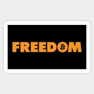 Bitcoin is Freedom Sticker